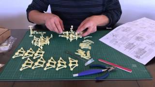 Assembling a Model Strandbeest [upl. by Elaval]