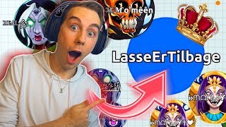 LASSE ER 1 IGEN  Lasse spiller AGARIO [upl. by Eecrad]