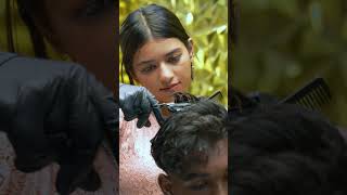 MULLET HAIRCUT BOYS BY FEMALE BARBER  RAINBOW BEAUTY AND TATTOOrainbowasmr menshaircut hairstyle [upl. by Nagek549]