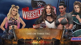 WWE 2K24 16 request stinkface match big diva Jane Piper Niven and Nia Jax vs Alexa Bliss [upl. by Araj163]