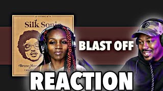 COUPLE REACTS  Bruno Mars Anderson Paak Silk Sonic   Blast Off  REACTION [upl. by Garris202]