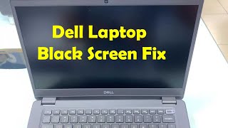 How to Fix Dell Laptop Black Screen Problem [upl. by Jumbala]