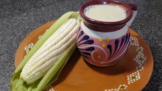 A que sabe tulyehualco riquísima receta de atole de elote delicioso riquísimo y super cremoso😋👍 [upl. by Elvira]