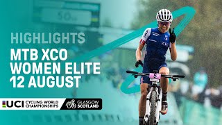 Women Elite MTB Crosscountry Olympic Highlights  2023 UCI Cycling World Championships [upl. by Quartana]