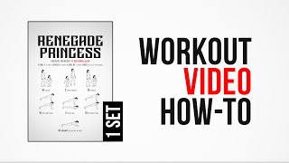 Renegade Princess Workout  HowTo   One Set  by DAREBEE [upl. by Narej670]