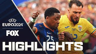 Romania vs Netherlands Highlights  UEFA Euro 2024  Round of 16 [upl. by Jud]