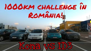 1000km challenge în România Kona vs ID3 RO1000Challenge [upl. by Riba]