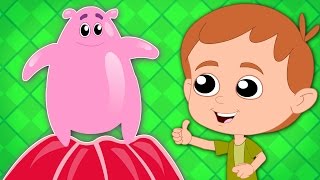 Colorful Jelly Song Fun and Educational Kids TV Nursery Rhymes Playlist [upl. by Murvyn987]