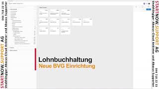 Lohnbuchhaltung neue BVG Einrichtung mit Tabellen [upl. by Nance]