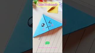 Origami Paper Craft  Cute Craft  Cute Bookmark Origami shorts youtubeshorts origami bookmark [upl. by Evetta171]