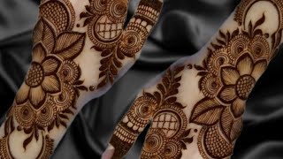 Easy New Latest Mehndi Design For Back Hand ll Easy Arabic Mehndi Designs For Begginer ll New Henna [upl. by Adnolay]