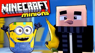 LES MINIONS SUR MINECRAFT  ft Ninjaxx [upl. by Nocaj]