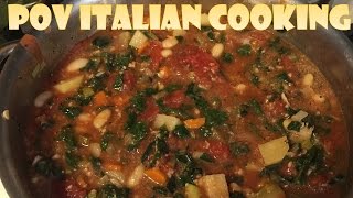 Ribollita POV Italian Cooking Episode 1 [upl. by Ely819]