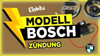 Einbau Modell Bosch ELECTRONIC ZÜNDUNG ⚡ RATLook Puch Maxi [upl. by Ayanej]