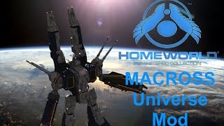 Homeworld Remastered  Macross mod [upl. by Armando]