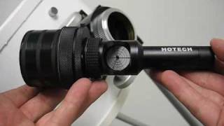 HOTECH SCA Crosshair Laser Collimator [upl. by Aiekam]