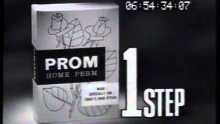 Prom Home Perm 1962 TV commercial [upl. by Dorcea]