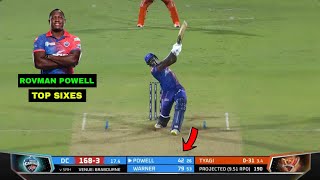 Rovman Powell Top 7 Cracking Sixes  Rovman powell Batting [upl. by Malia254]