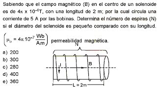 ELECTROMAGNETISMO EJERCICIO RESUELTO [upl. by Luar]