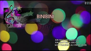 MAGICSING Karaoke MATTHAIOSCALVIN DE LEON  BINIBINI karaoke  Tagalog [upl. by Harday]