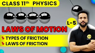 CBSE Class 11 Physics  Laws Of Motion  Types Of Friction  Laws Of Friction  Ashu Sir [upl. by Fillian]