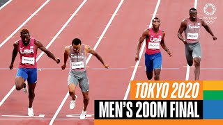 Mens 200m final 🏃‍♂️  Tokyo Replays [upl. by Nnylimaj]