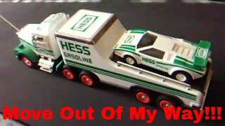 Hess Semi Truck Hauling A Car Vs 10MPH Treadmill [upl. by Eedissac]