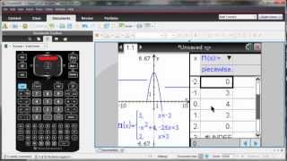 EN Représenter des fonctions définies par morceaux avec TINspire™ [upl. by Kleiman]