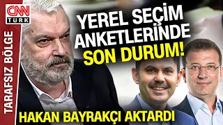 Hakan Bayrakçı Yerel Seçim Anketlerinde Son Durumu Aktardı quotKurumİmamoğlu Şu An Başa Başquot [upl. by Nehepts]