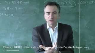 Cours de négociation à lEcole Polytechnique par Thierry Krief [upl. by Felix]