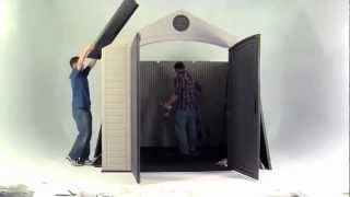 How To Assemble Your Lifetime Storage Shed [upl. by Aeht]