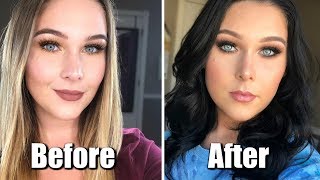 How to Fill and Color BLEACHED Hair at Home  Blonde Goes Brunette for Fall [upl. by Allyn]