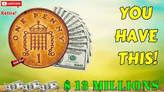 TOP 10 MOST VALUABLE UK ONE PENNY COINS IN HISTORY  PENNY WORTH MILLIONS [upl. by Ahsauqram]