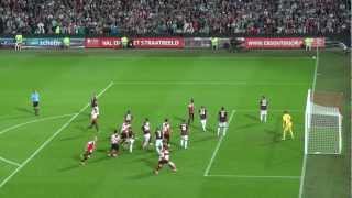 20120823 Feyenoord  Sparta Praag HD  Goal Achahbar  Vak VV [upl. by Ayit]