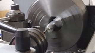 Machining 7075 aluminum spacers Mini Lathe [upl. by Ruggiero860]