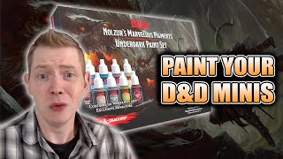 How To Use Army Painter DampD Miniatures Underdark Paints Review [upl. by Alleon]