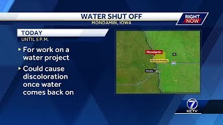 Water shut off in Mondamin Iowa for maintenance work on water project [upl. by Asiat963]