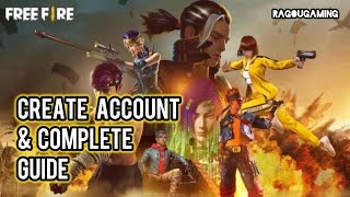 Complete Walkthrough of Free Fire  How to Install Download amp Create Account Free Fire [upl. by Kiehl82]