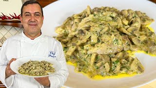 SCALOPPINE ai FUNGHI  La Ricetta VELOCE e CREMOSA [upl. by Hanoj]