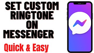 HOW TO SET CUSTOM RINGTONE ON MESSENGER 2024 [upl. by Elokkin]