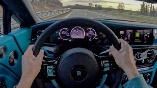 POV 2024 Rolls Royce Spectre on German Autobahn [upl. by Shirk]