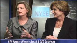 CEO Sisters Discuss Board amp CEO Relations [upl. by Aksel]