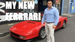 My New Rare Ferrari Testarossa Supercar Purchase [upl. by Isabea]