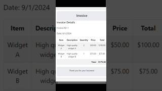 Generate Invoice using api call in html css bootstrap and javascript bootstrap javascript html [upl. by Lladnek306]