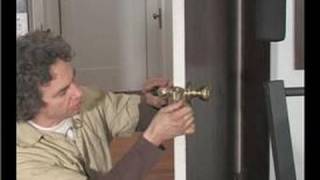 Door Knob Installation Tips  Test Fitting Door Knob Strike Plate [upl. by Krik]