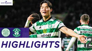 Celtic 41 Hibernian  Oh Hyeongyu Bags a Brace in Dominant Win  cinch Premiership [upl. by Esch27]