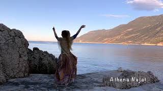 Athena Najat Greek Bellydancer Greek Tsifteteli modern Improvisation 2021 [upl. by Okiam]