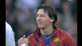 Lionel Messi winks at Ronaldo [upl. by Jeremiah]