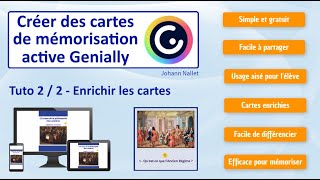 Tutoriel Cartes de mémorisation avec Genially 22  Enrichir  ressources en description [upl. by Good]