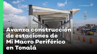 Avanza construcción de estaciones de Mi Macro Periférico en Tonalá  Jalisco Noticias [upl. by Ahseinod46]